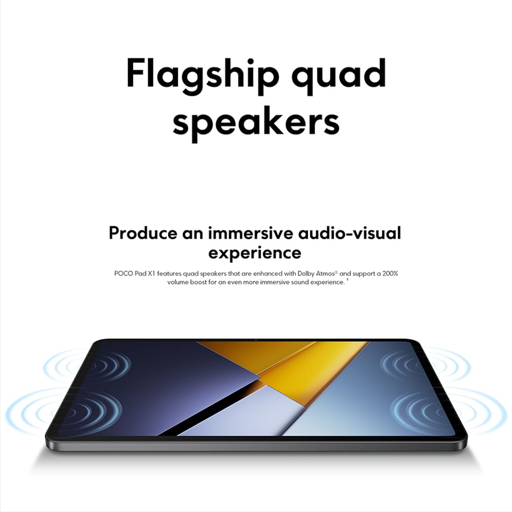 XIAOMI Poco Pad X1 Tablet, 8+512GB, Blau, 120Hz Butterweiche